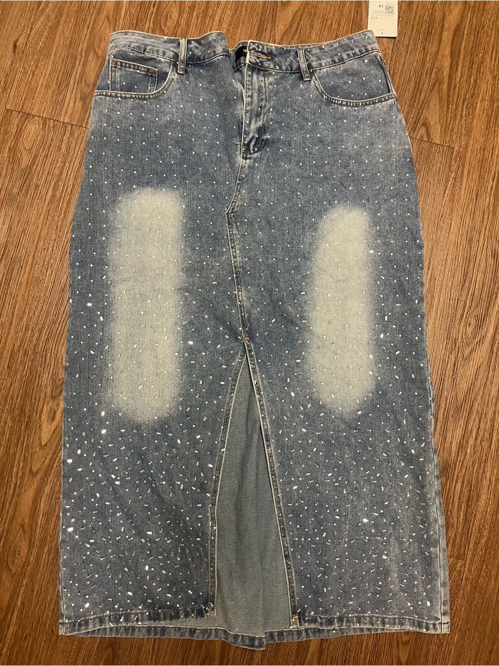 Forever 21 Light Blue Denim Waistband Detail